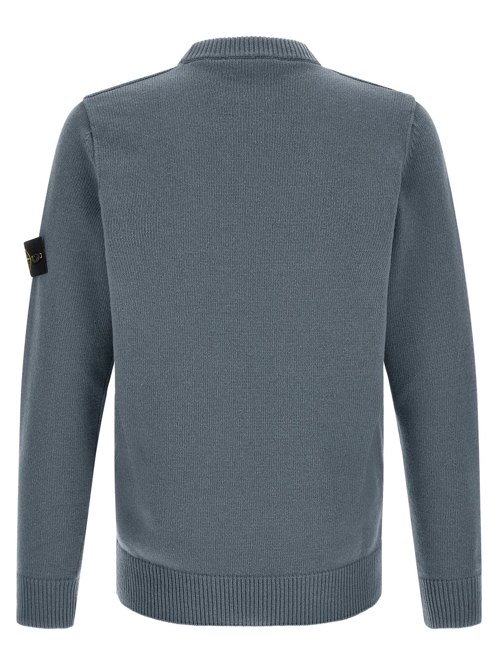 Blauer Cardigan aus Schurwolle Stone Island