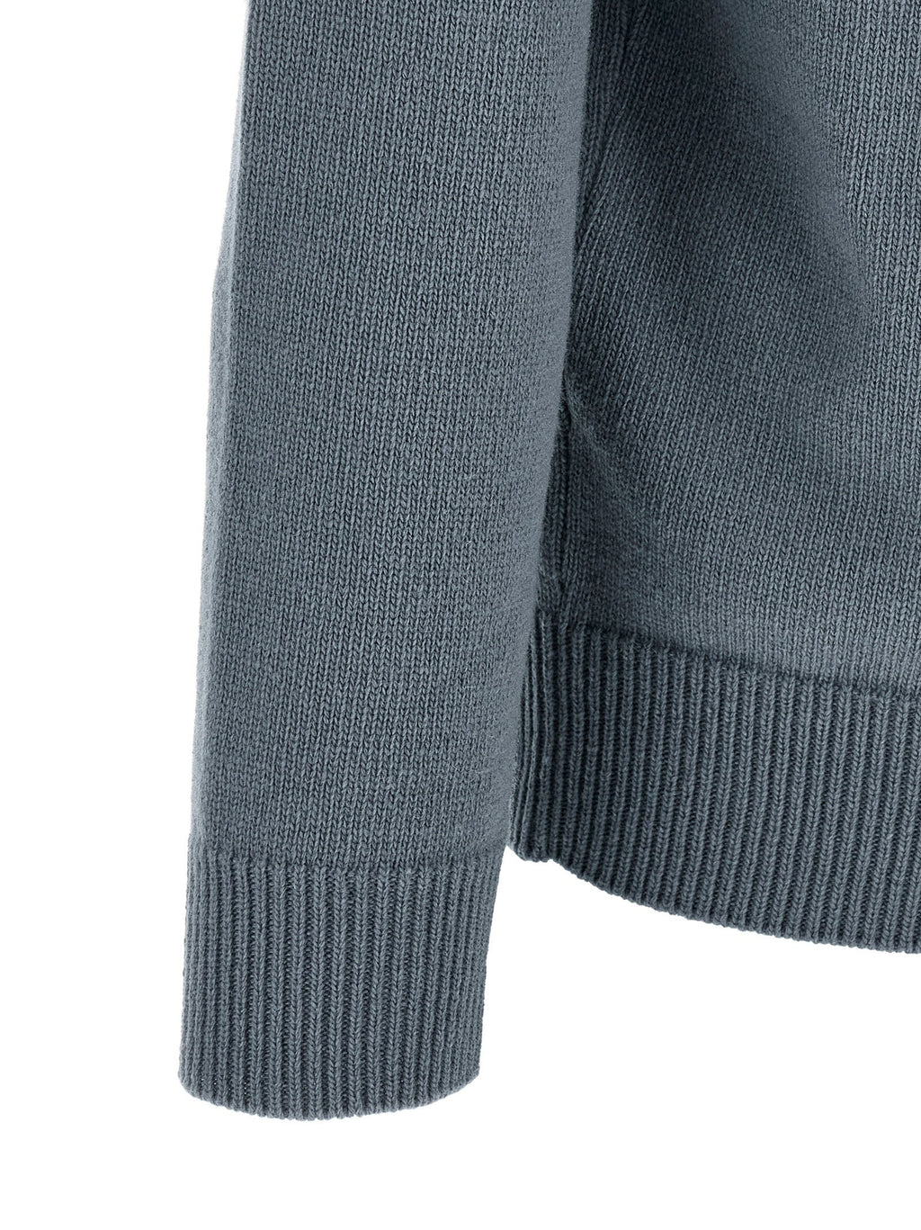 Blauer Cardigan aus Schurwolle Stone Island