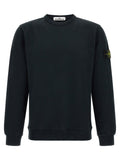 Blauer Baumwoll-Sweatshirt