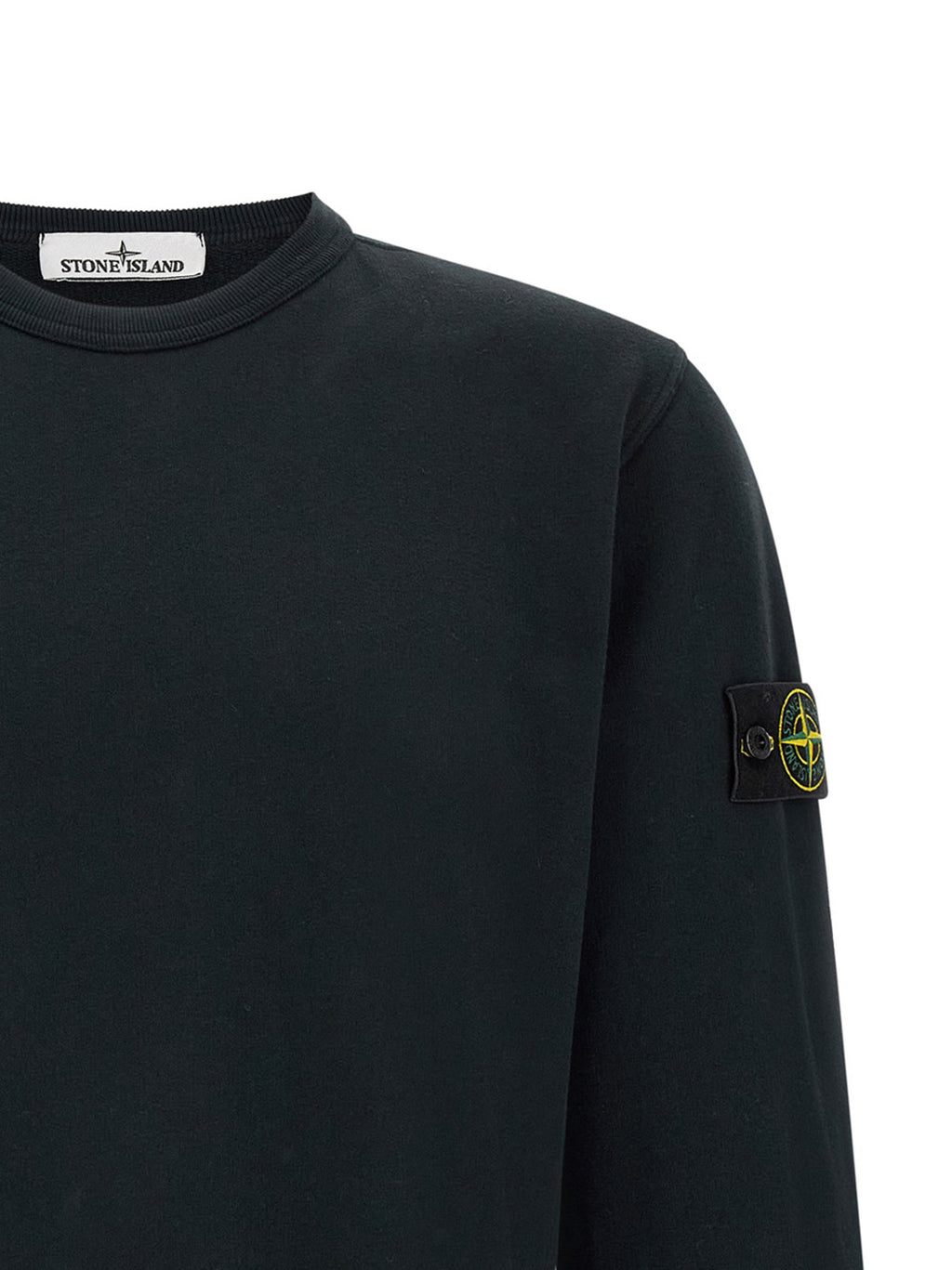 Blauer Baumwoll-Sweatshirt