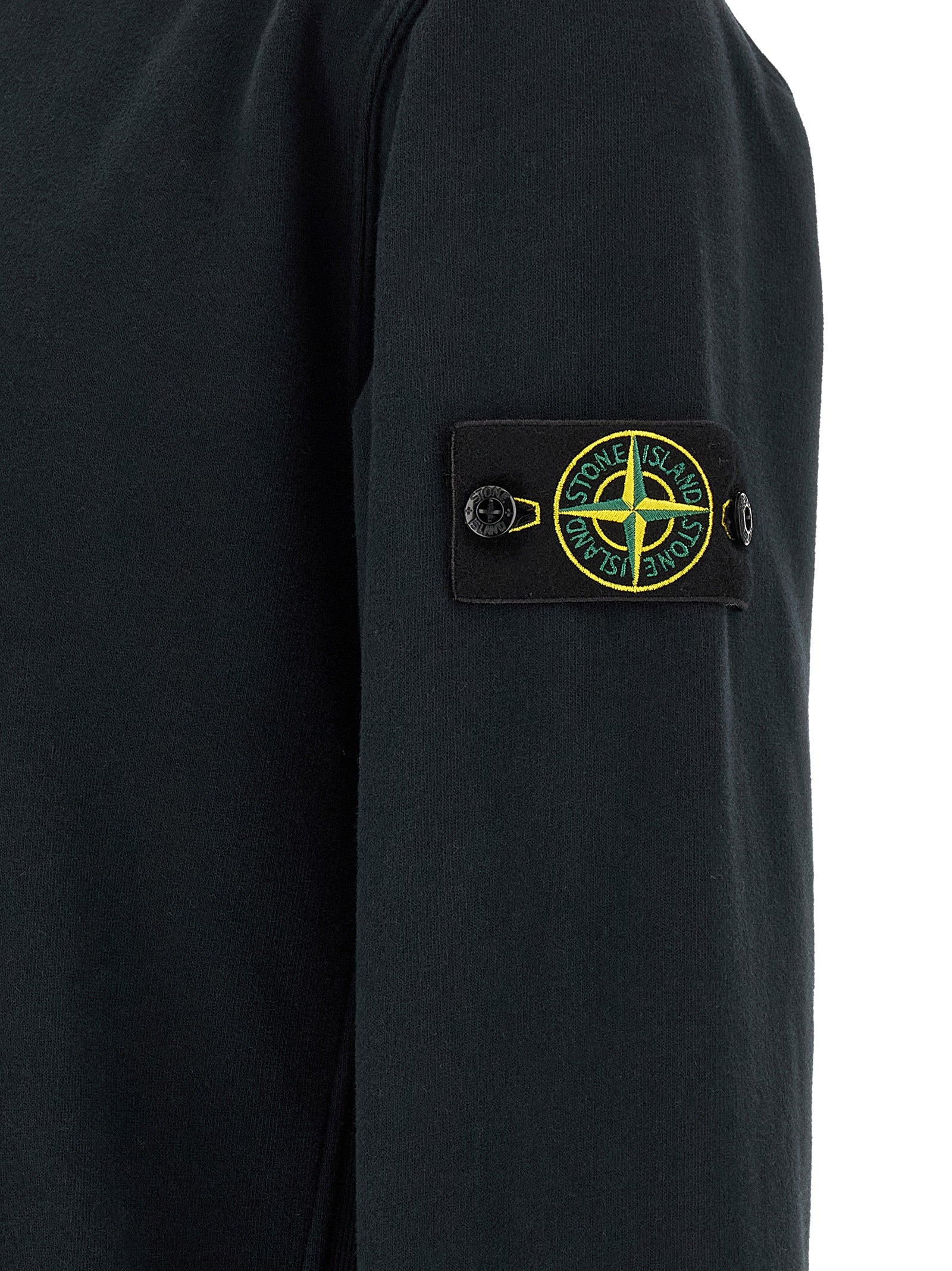 Blauer Baumwoll-Sweatshirt