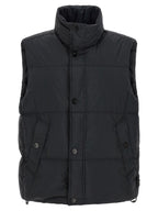 Blaue Ärmellose Jacke aus Polyamid Stone Island