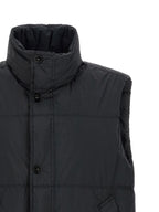 Blaue Ärmellose Jacke aus Polyamid Stone Island