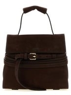 Braune Kalbsleder-Handtasche