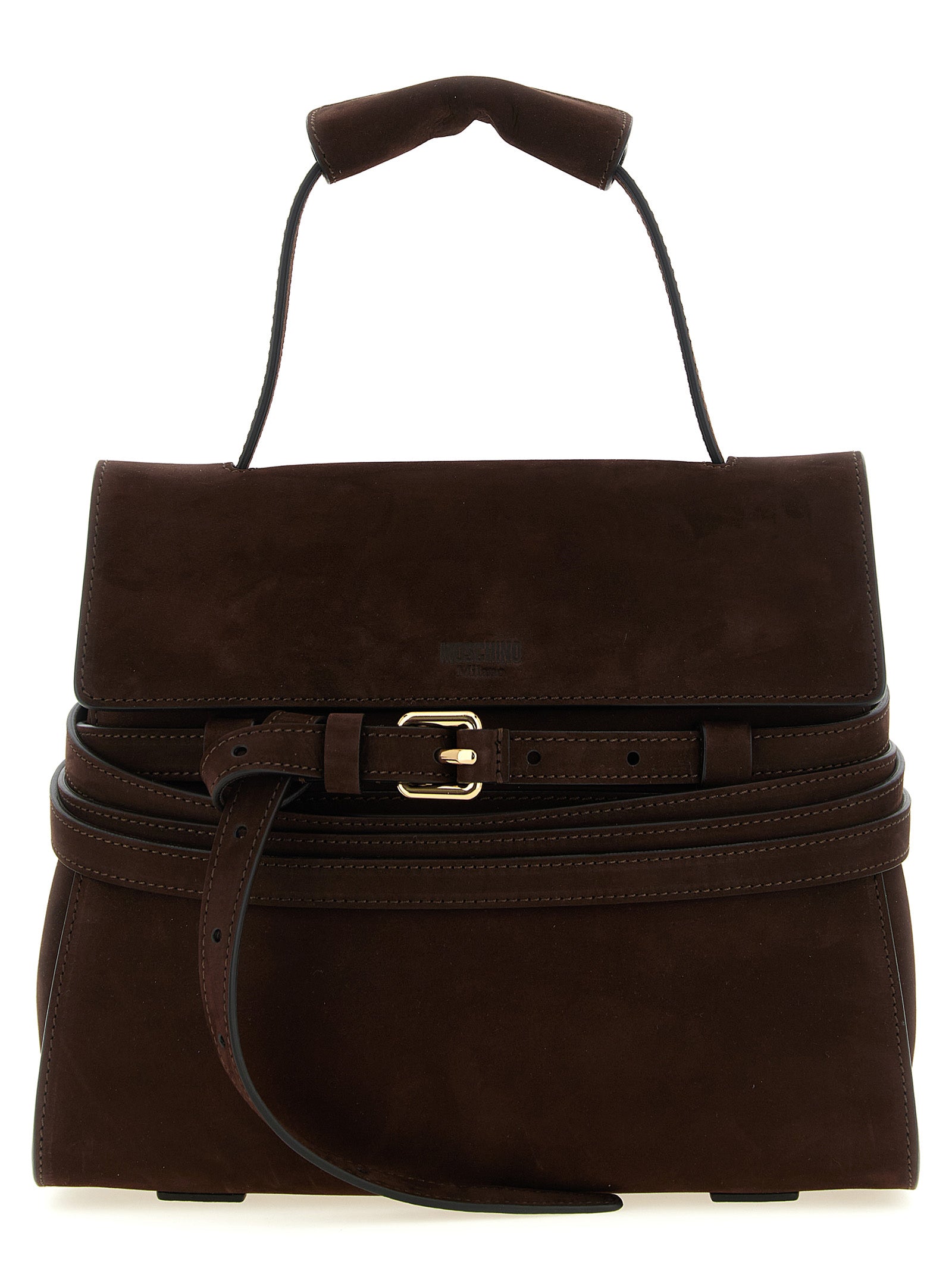 Braune Kalbsleder-Handtasche