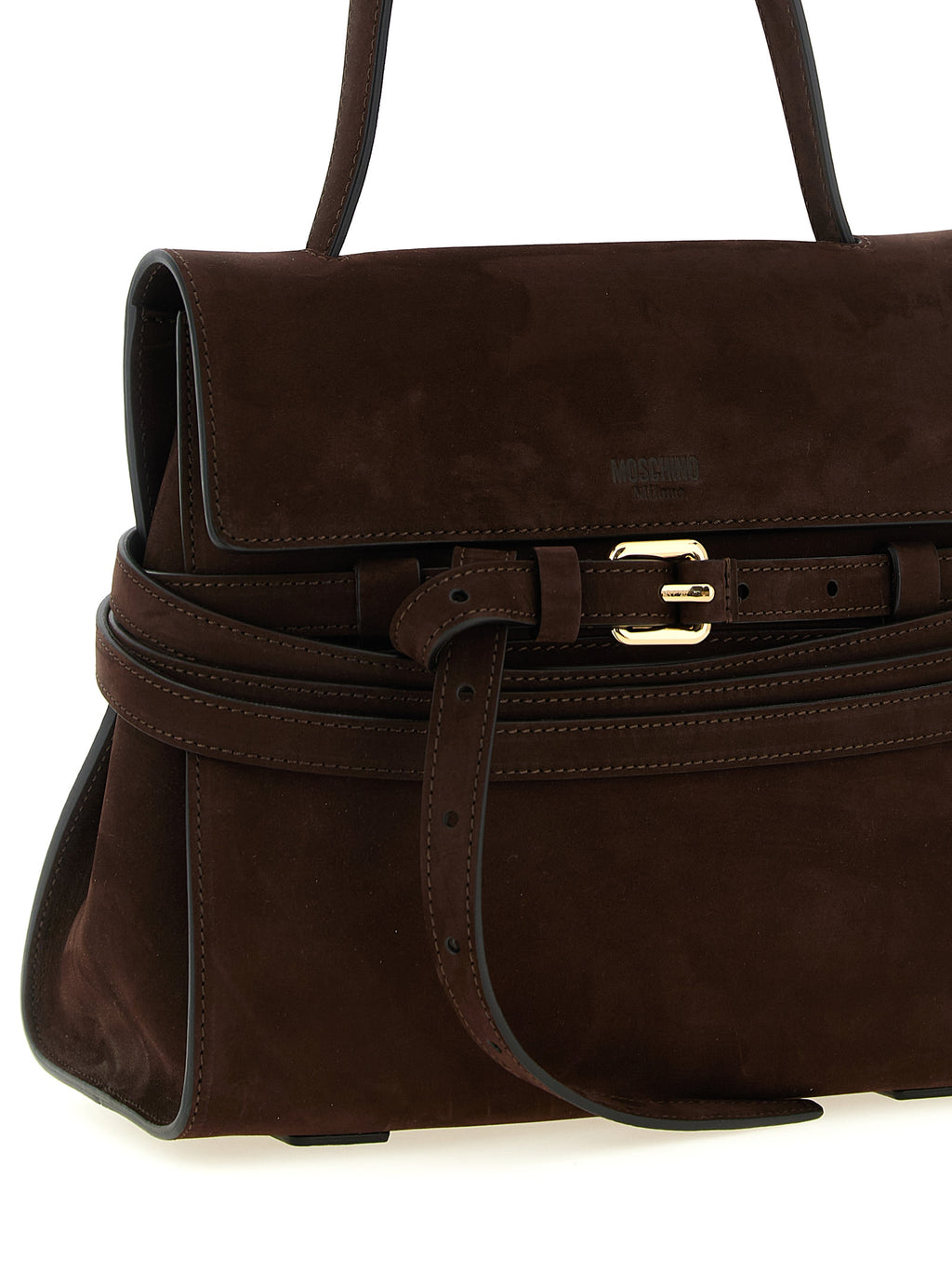 Braune Kalbsleder-Handtasche
