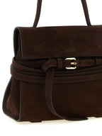 Braune Kalbsleder-Handtasche