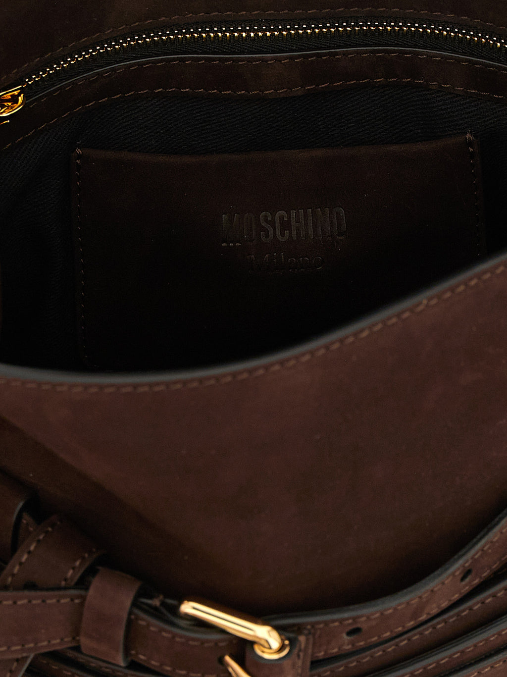 Braune Kalbsleder-Handtasche