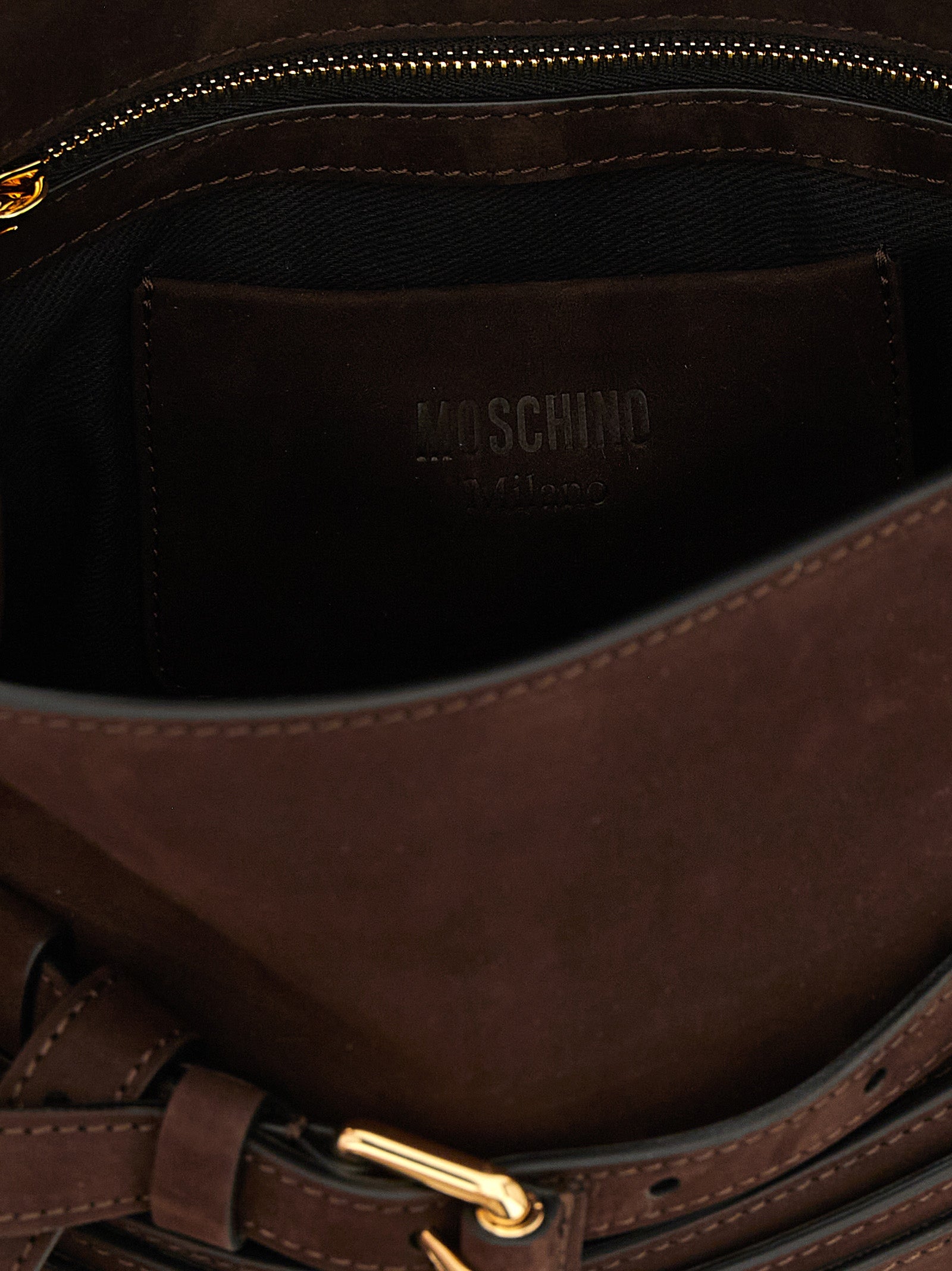 Braune Kalbsleder-Handtasche