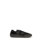 Schwarze Low-Top-Sneaker aus Nylon