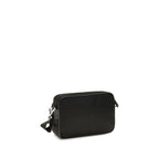 Schwarze Schultertasche aus recyceltem Polyamid