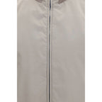 Graue ärmellose Polyester-Weste
