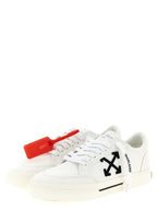 Zweifarbige Low-Top-Sneaker aus Baumwolle