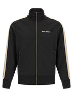 Schwarzer Polyester-Sweatshirt