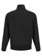 Schwarzer Polyester-Sweatshirt
