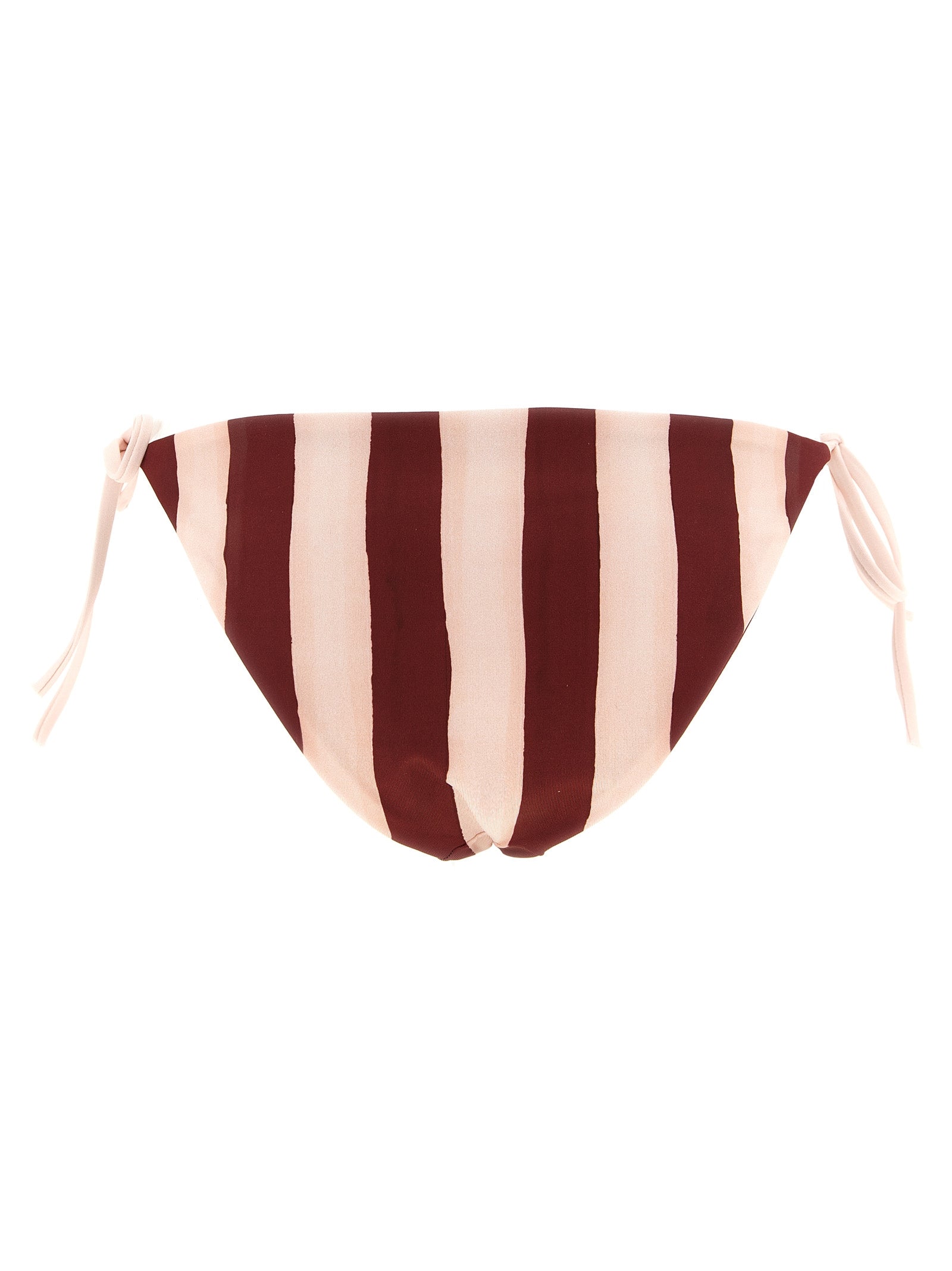 Bordeaux-farbener Polyester-Bikini