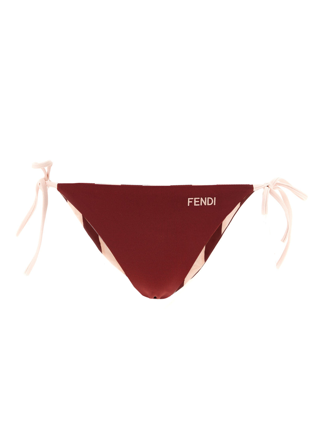 Bordeaux-farbener Polyester-Bikini