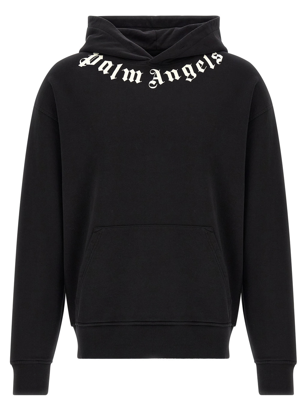 Schwarzer Baumwoll-Sweatshirt