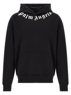 Schwarzer Baumwoll-Sweatshirt