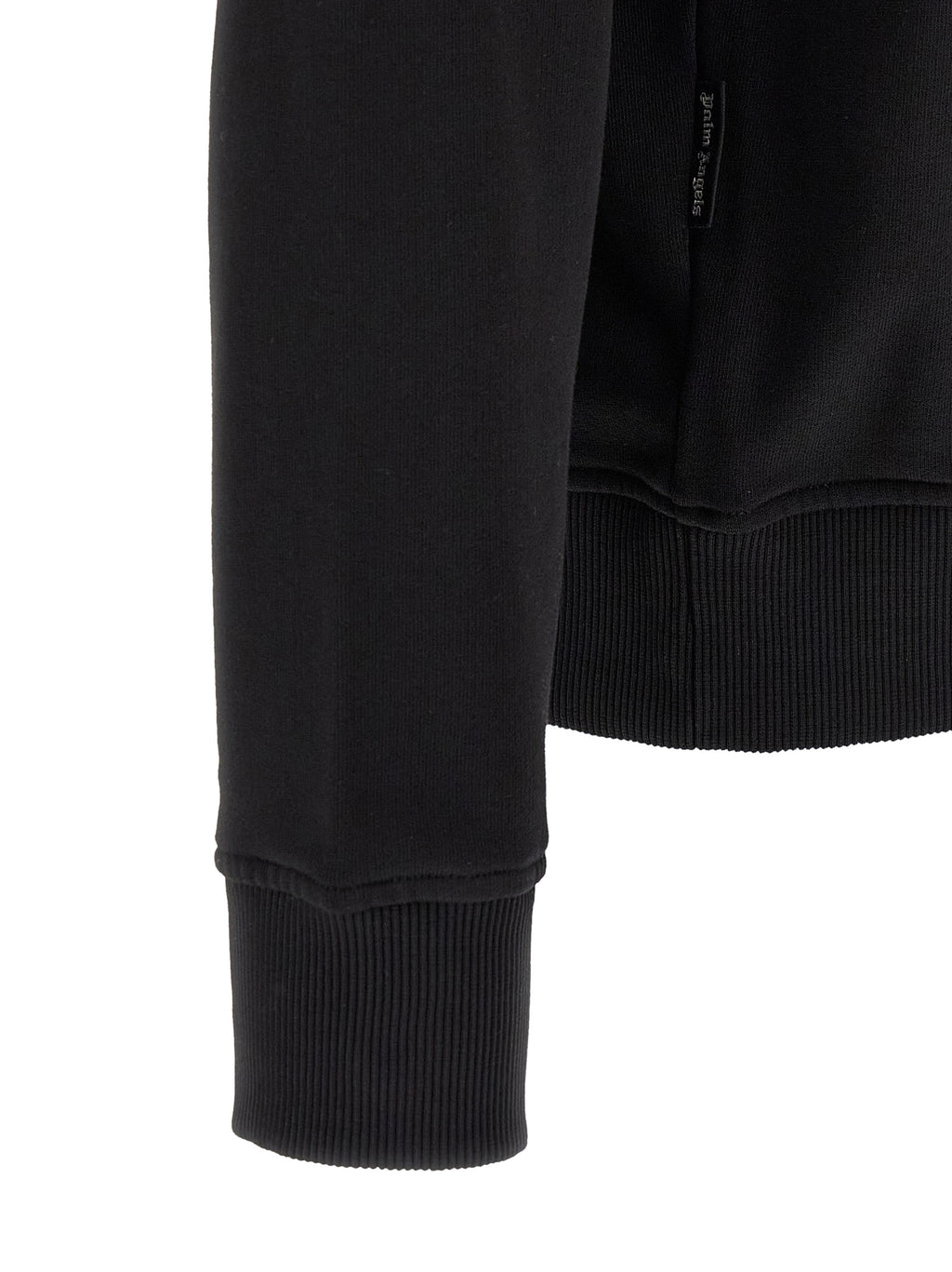 Schwarzer Baumwoll-Sweatshirt