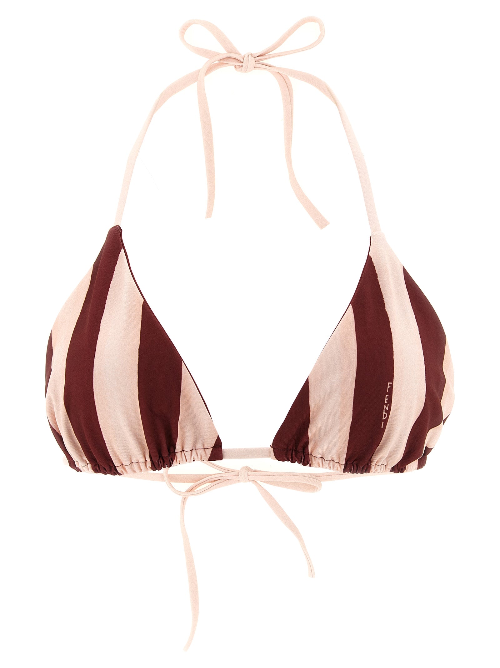 Bordeaux-farbener Polyester-Bikini