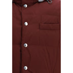 Ärmellose Jacke in Bordeaux aus Polyester
