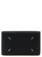 Schwarzes Kartenetui aus Leder 315043BM