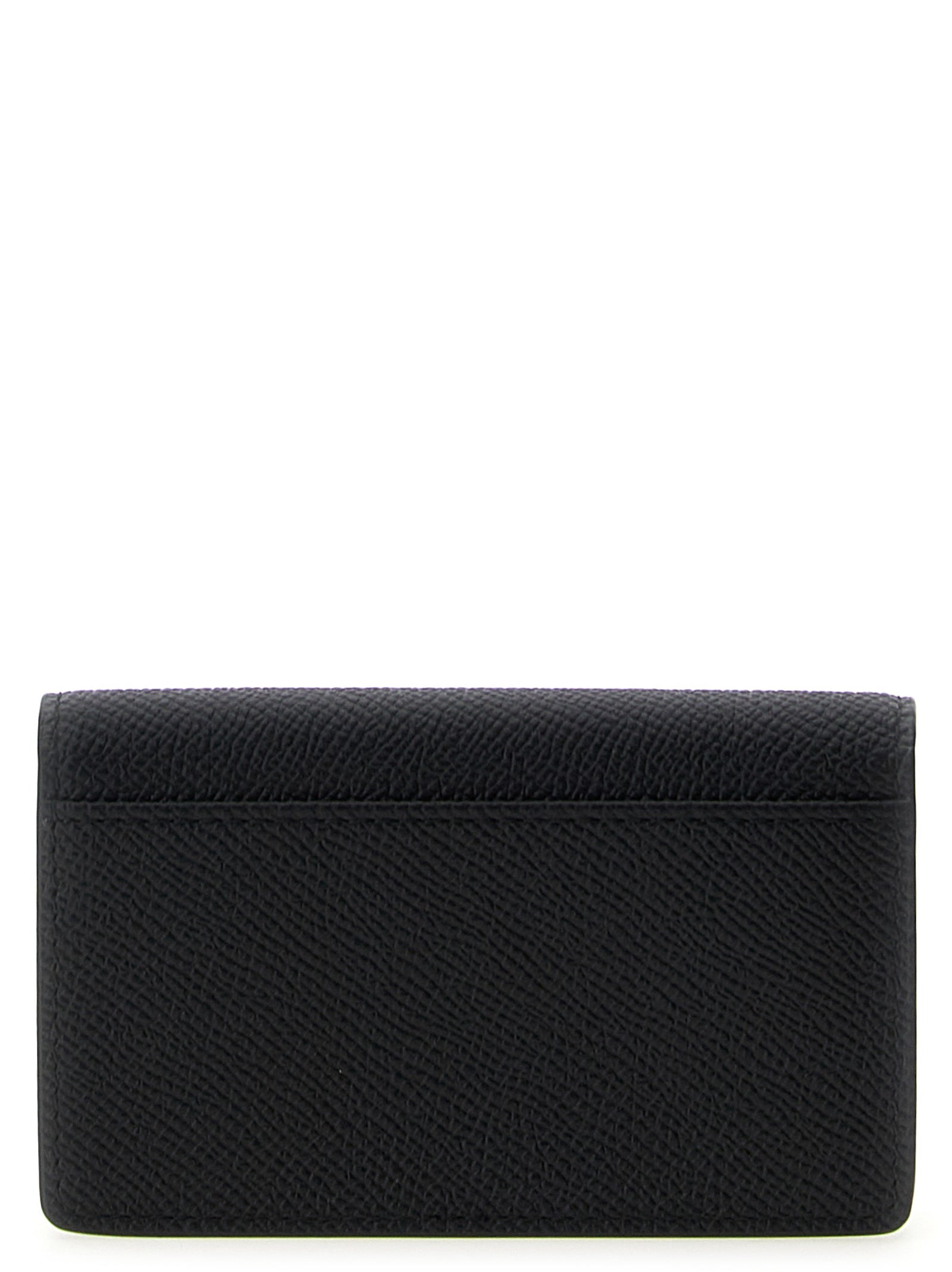 Schwarzes Kartenetui aus Leder 315043BM