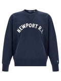 Blauer Baumwoll-Sweatshirt