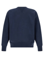 Blauer Baumwoll-Sweatshirt