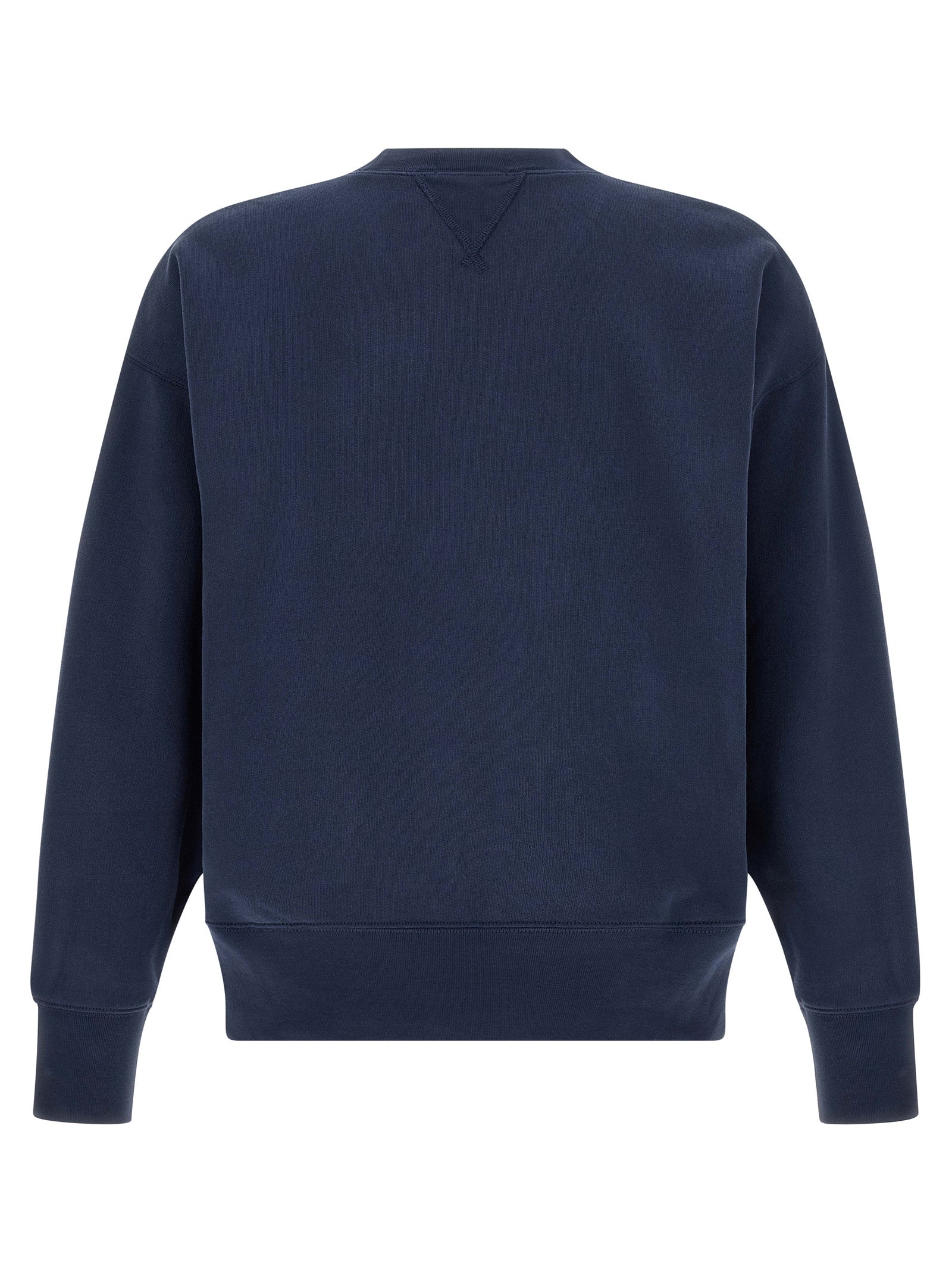 Blauer Baumwoll-Sweatshirt