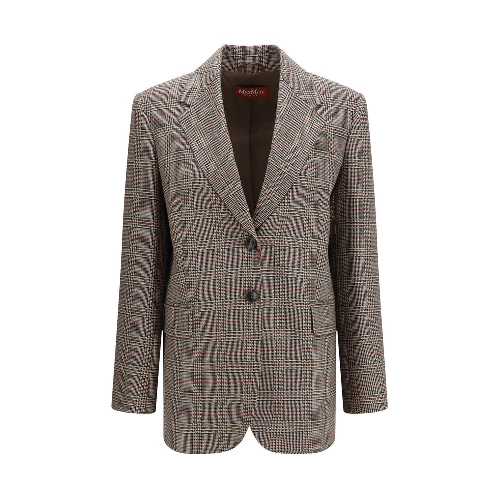 Brauner Woll-Blazer Aries