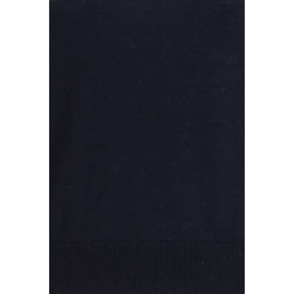 Blaues Seiden-T-Shirt