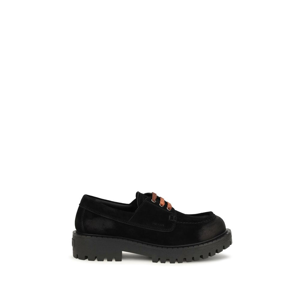 Schwarze Loafer aus Wildleder