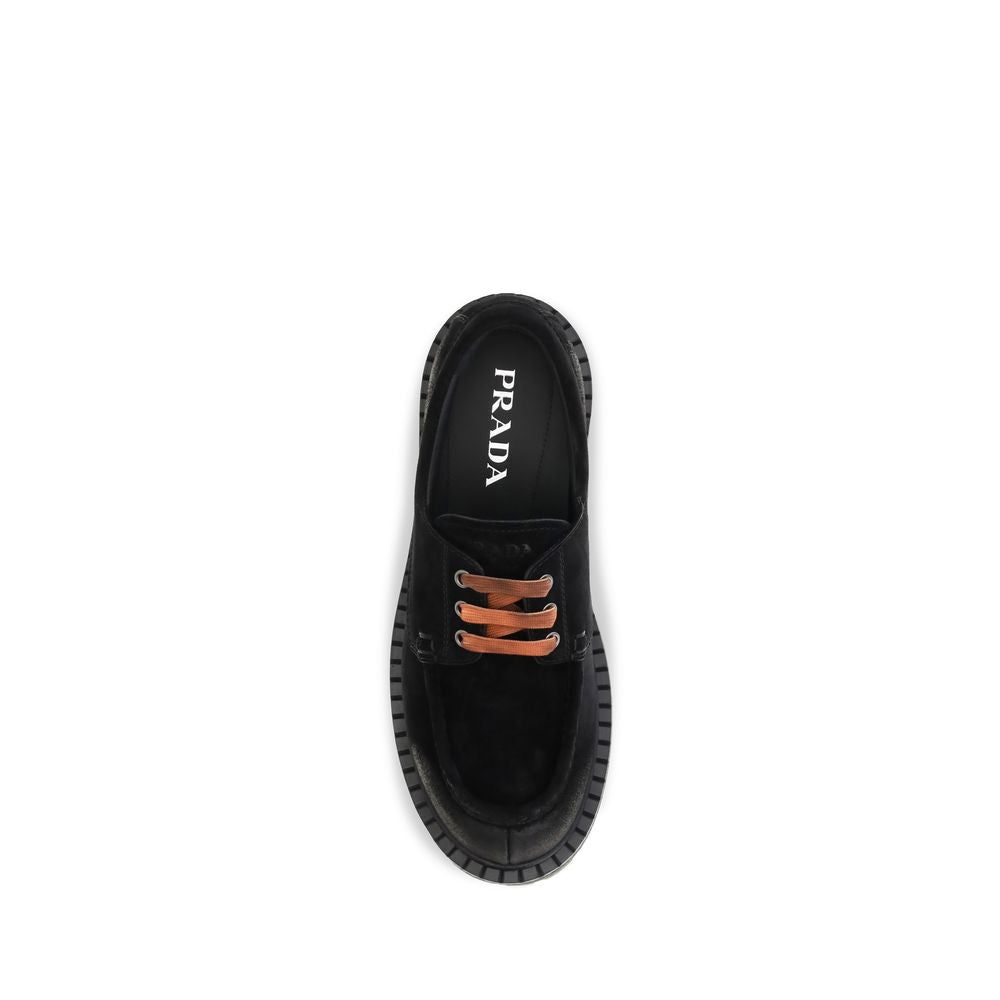 Schwarze Loafer aus Wildleder