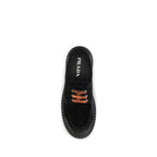 Schwarze Loafer aus Wildleder