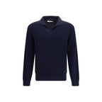 Blauer Wollcardigan Oves Aries