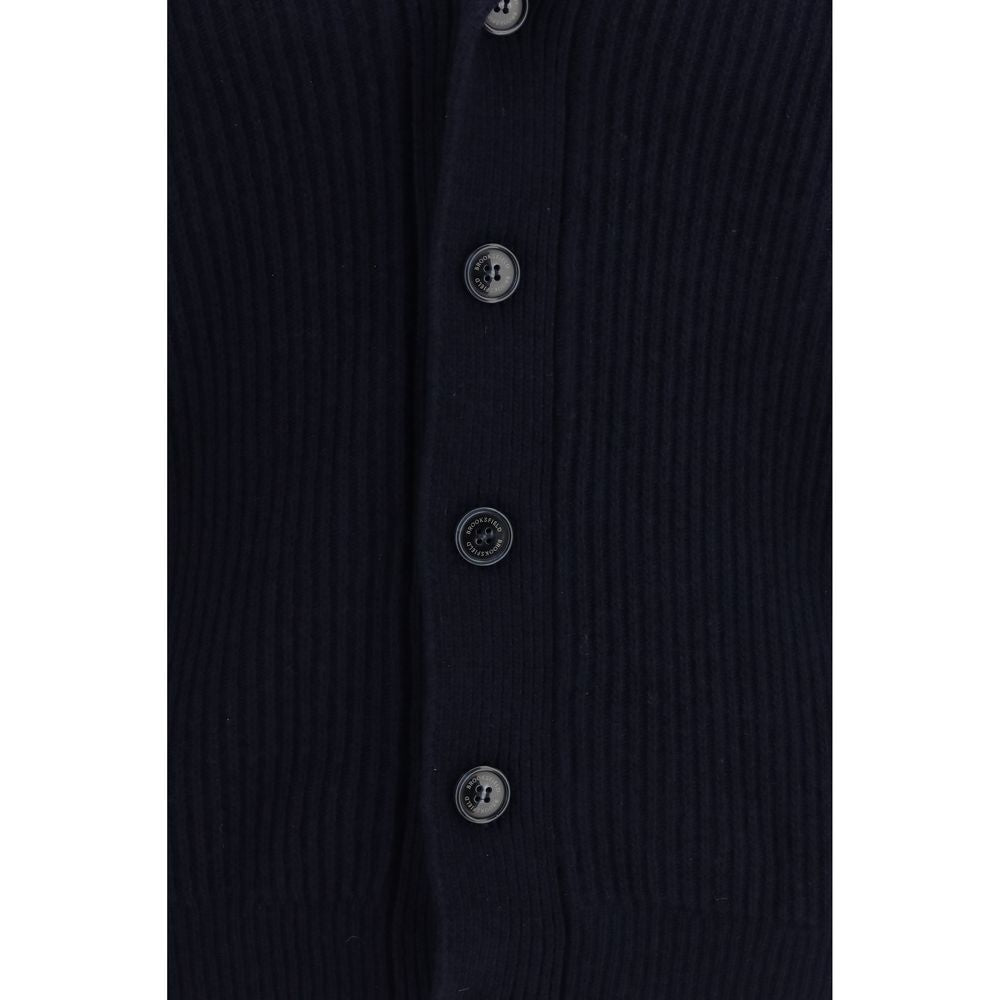 Blauer Wollcardigan Oves Aries
