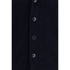 Blauer Wollcardigan Oves Aries