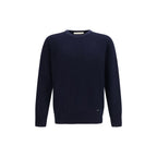 Blauer Wollpullover Oves Aries