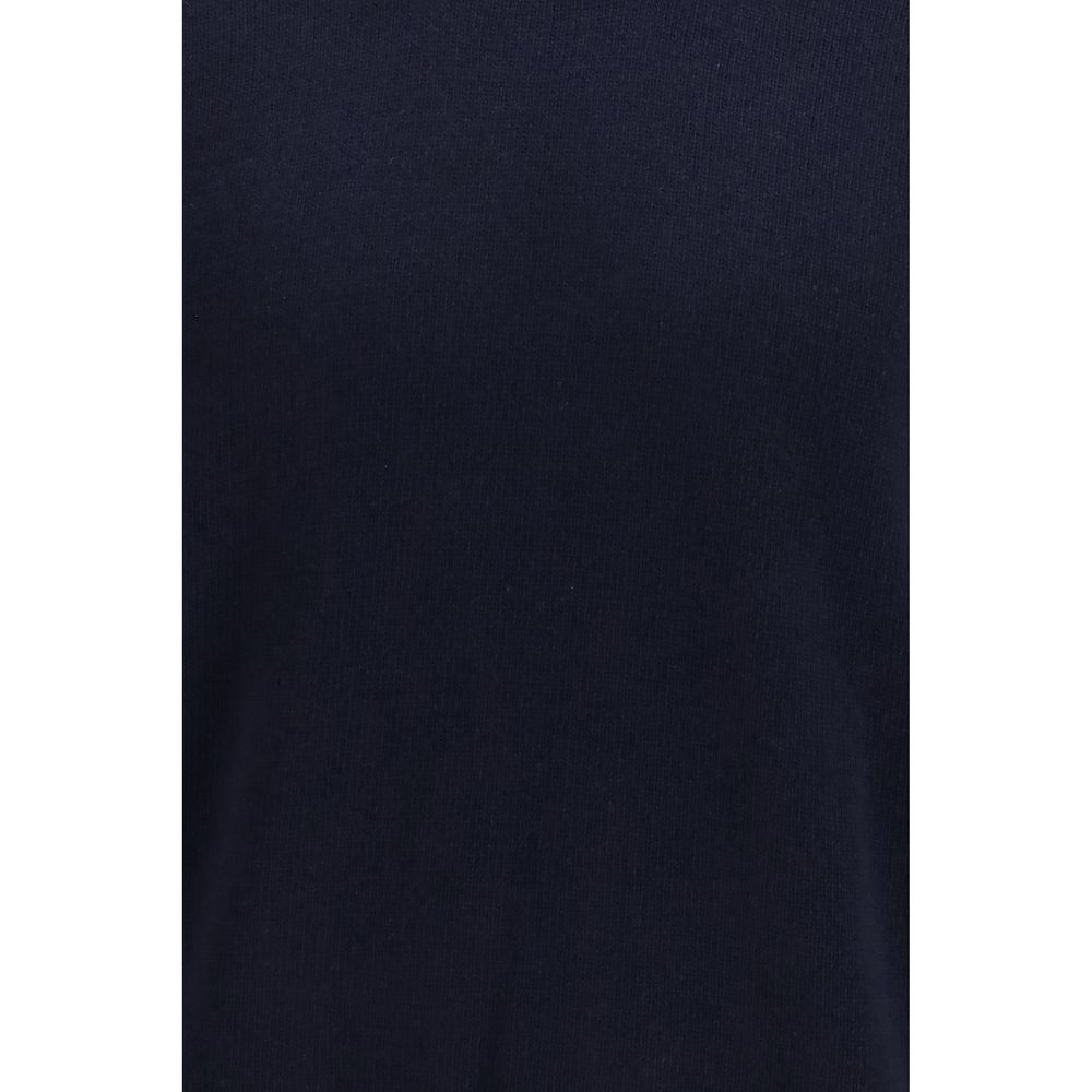 Blauer Wollpullover Oves Aries