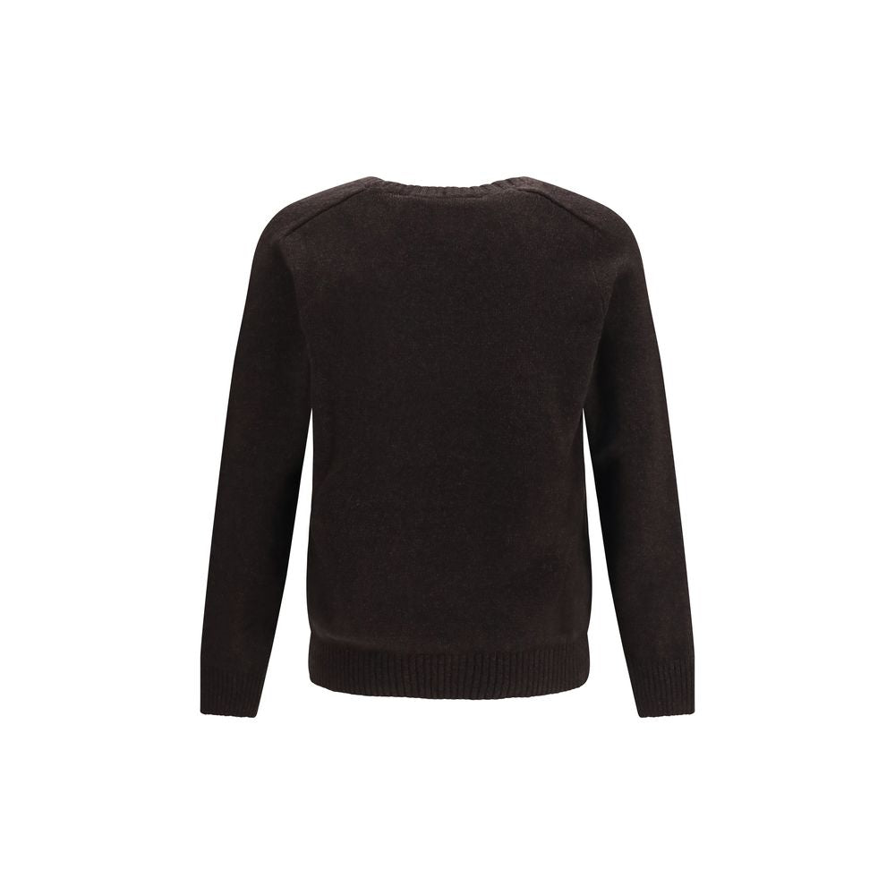 Brauner Wollpullover Oves Aries