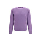 Lila Kaschmirpullover