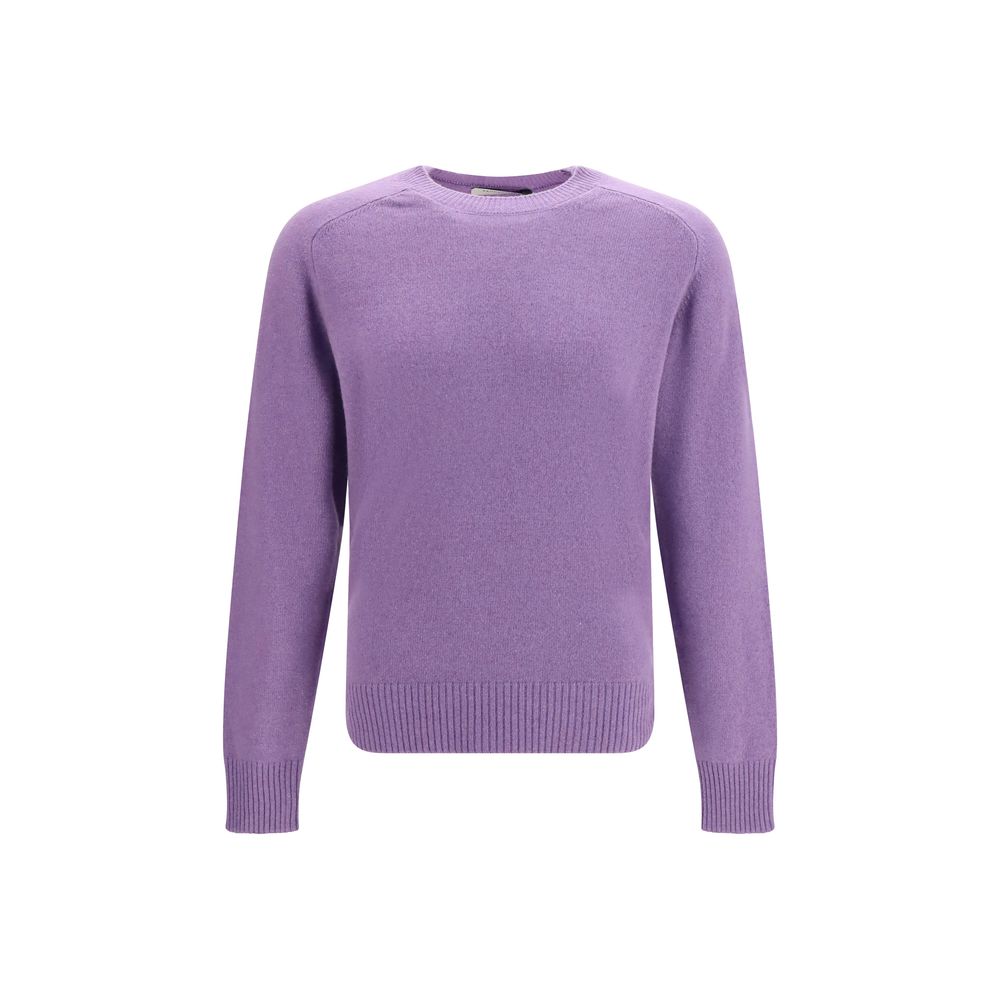 Lila Kaschmirpullover