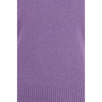 Lila Kaschmirpullover