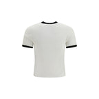 Weißes Baumwoll-T-Shirt
