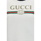 Weißes Baumwoll-T-Shirt