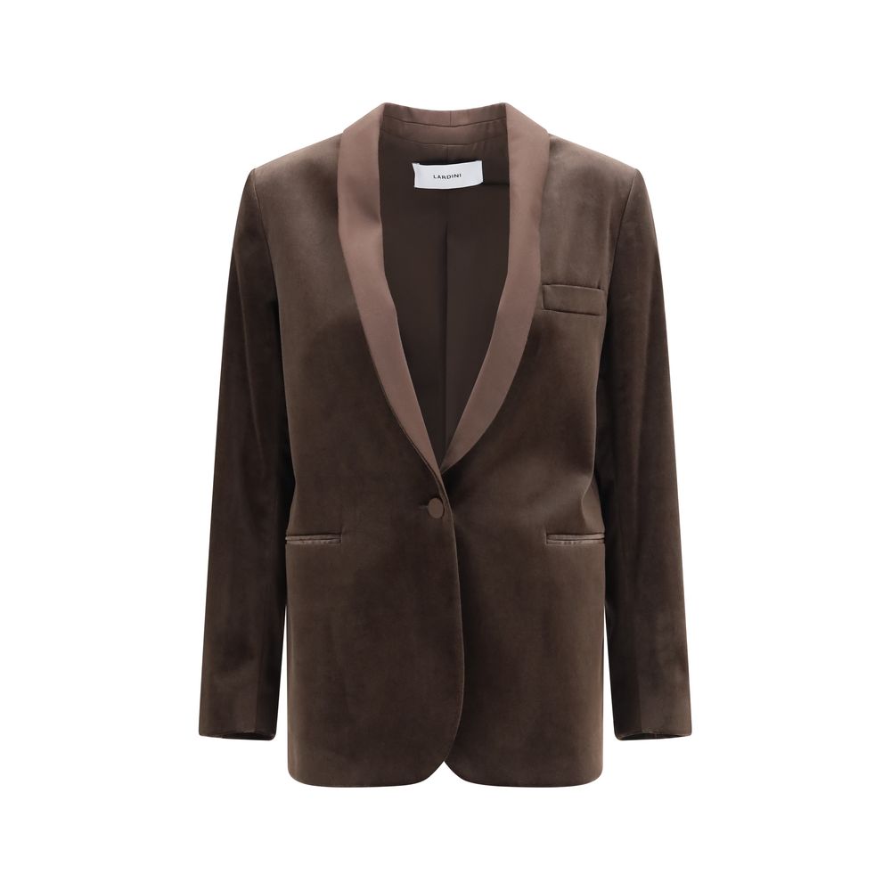 Brauner Baumwollblazer