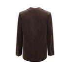 Brauner Baumwollblazer