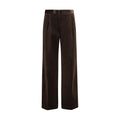 Braune Baumwoll-Freizeithose